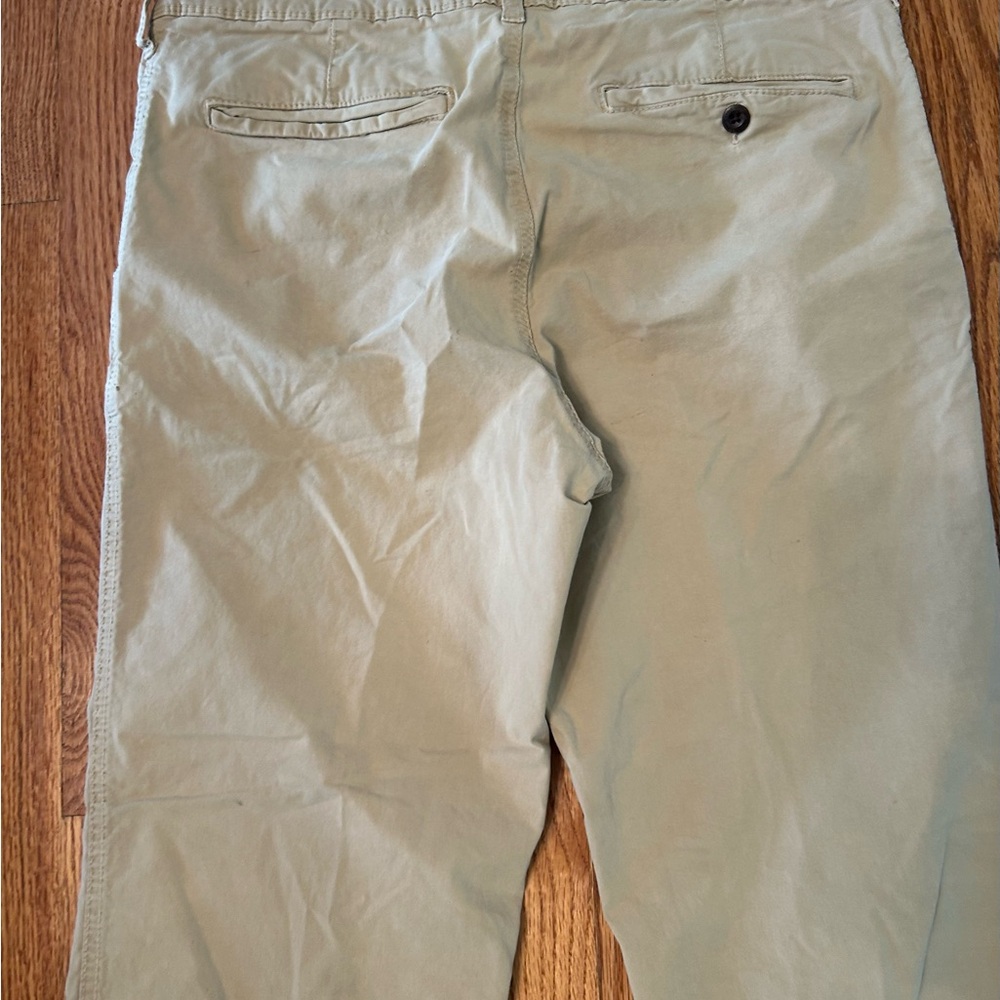 American Eagle Pants, Relaxed Straight Fit Next Level Flex 5-Pocket Tan, 32 X 32 - Picture 10 of 12
